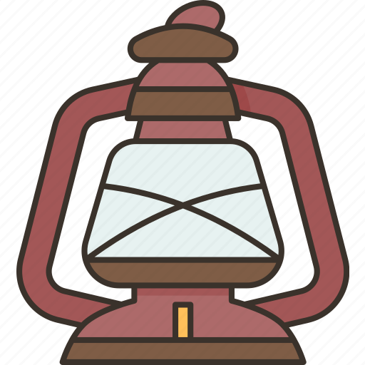 Lamp, oil, lantern, light, antique icon - Download on Iconfinder
