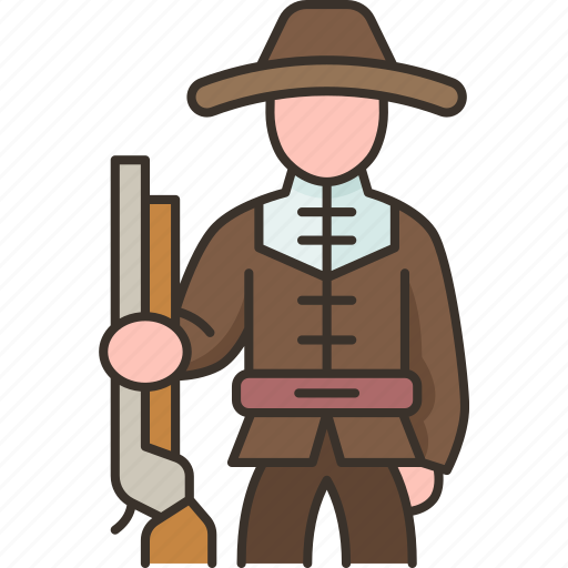 Pilgrims, settlers, colonists, traveler, journey icon - Download on Iconfinder