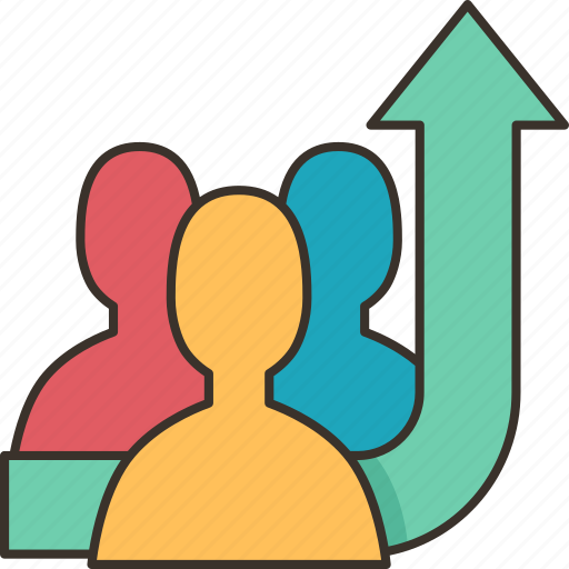 Population, growth, increase, demography, community icon - Download on Iconfinder