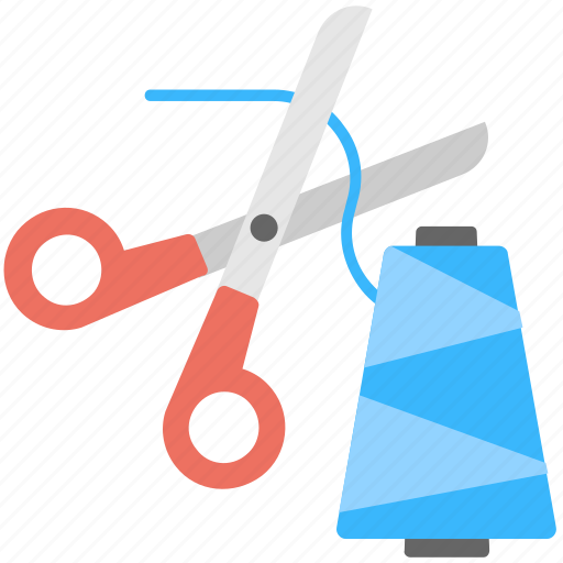Cutting, scissor, sewing, stitching, thread icon - Download on Iconfinder
