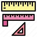 design, graphic, measuring, ruler, triangle