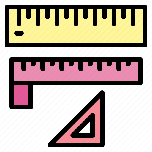 Design, graphic, measuring, ruler, triangle icon - Download on Iconfinder
