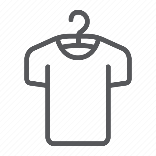 Clothes, clothing, hanger, shirt, shop, t, tshirt icon - Download on Iconfinder