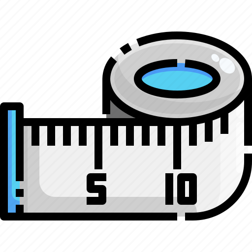 Education, fashion, fitness, measuring, ruler, tape, tool icon - Download on Iconfinder
