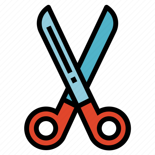 Scissors, cutting, handcraft, sewing, tool icon - Download on Iconfinder