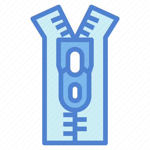 Zipper, fabric, sewing, material, tool icon - Download on Iconfinder