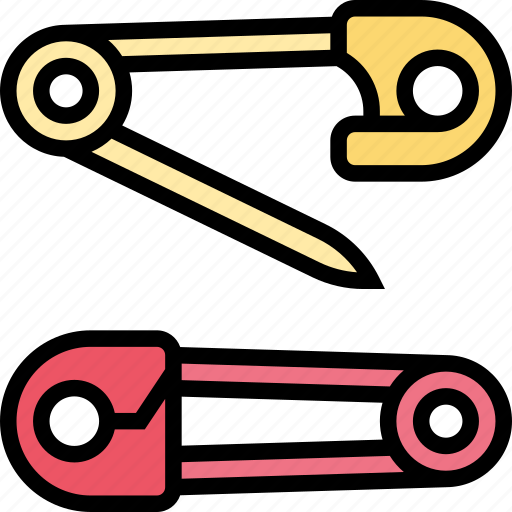 Safety, pin, attach, fixing, clothes icon - Download on Iconfinder