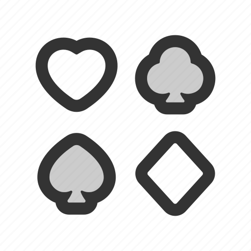 Cards, casino, clubs, diamonds, gambling, hearts, spades icon - Download on Iconfinder