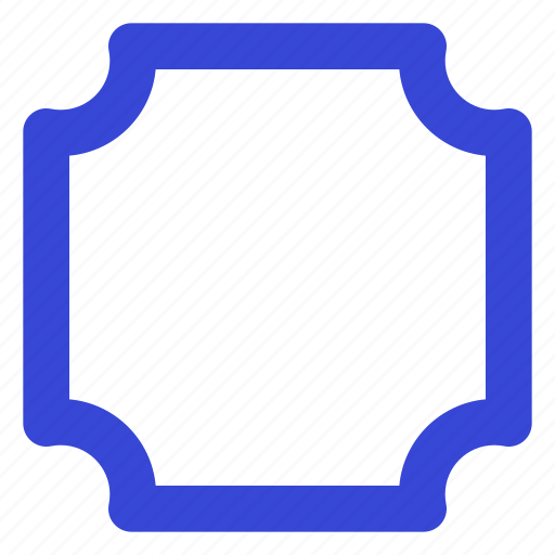 Plaque, shape, design, plaque shape, design shape icon - Download on Iconfinder