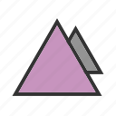 angle, design, geometry, pattern, pyramid, right, triangle