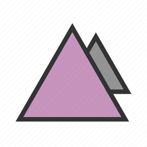 Angle, design, geometry, pattern, pyramid, right, triangle icon - Download on Iconfinder