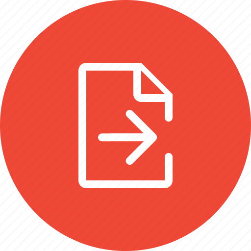 Arrow, document, export, export document, export file, file, guardar icon - Download on Iconfinder