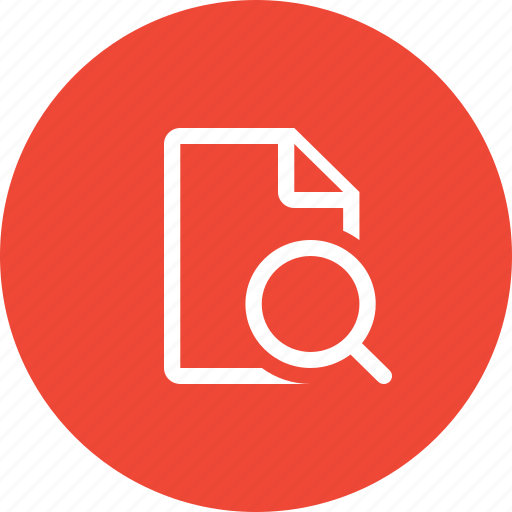 Document, file, find, magnifying, search, search document, search file icon - Download on Iconfinder