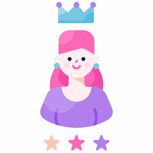 Crown, customer, female, loyalty, princess, vip, woman icon - Download on Iconfinder