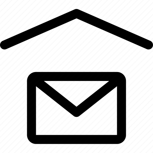 Envelope, home, letter, message, roof icon - Download on Iconfinder