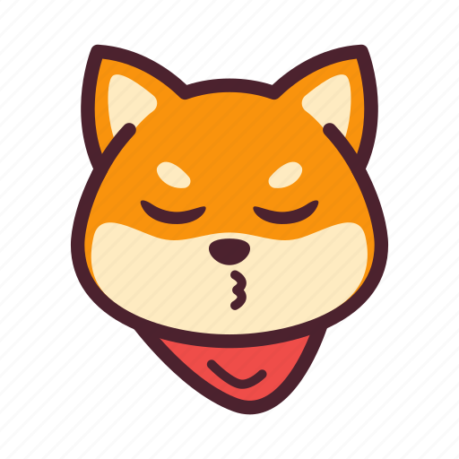 Dog, emoticon, inu, shiba icon - Download on Iconfinder