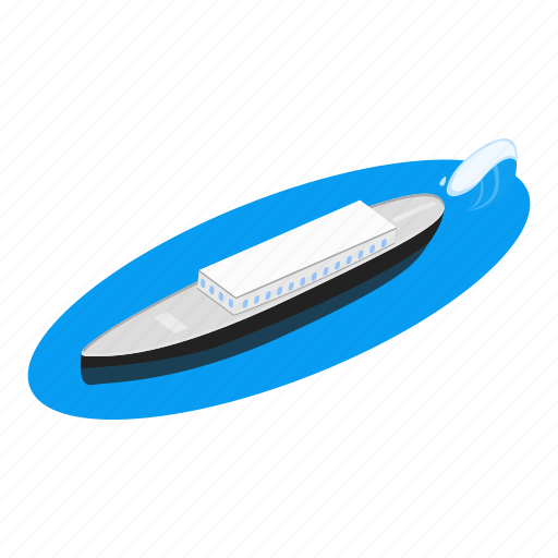 Isometric, object, ship, sign icon - Download on Iconfinder