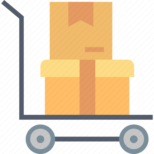 Shipping, cart, delivery, package, parcel, transportation icon - Download on Iconfinder