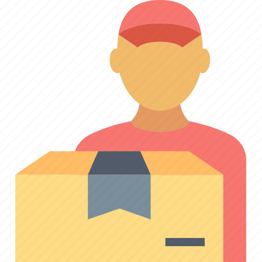 Shipping, box, delivery, package, service, transportation, worker icon - Download on Iconfinder