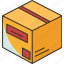 box, delivery, parcel, container, shipment 