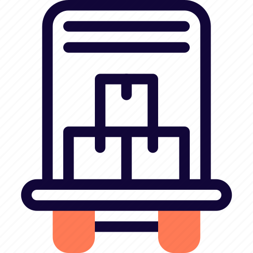 Moving, truck, boxes, shipping icon - Download on Iconfinder