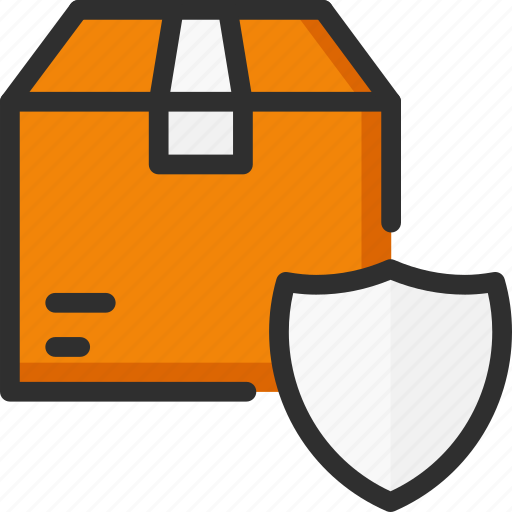 Box, cargo, delivery, package, protection, shield, shipping icon - Download on Iconfinder