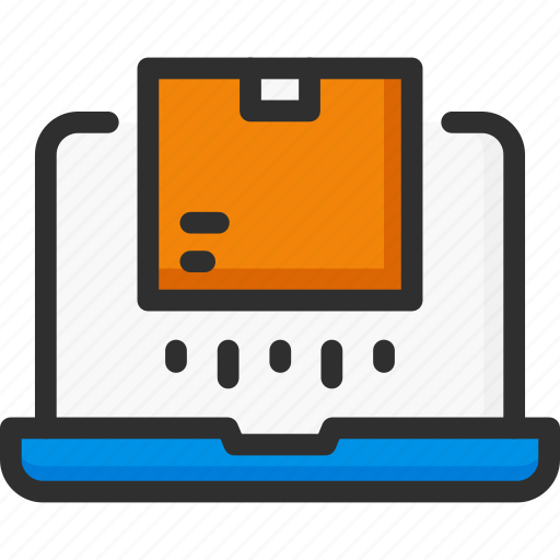 Box, delivery, laptop, package, request, send, shipping icon - Download on Iconfinder