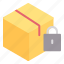 package, padlock, secure, security, box 
