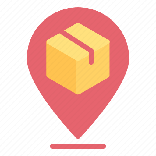 Pin, package, delivery, location, tracking icon - Download on Iconfinder