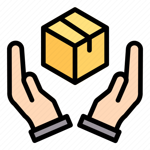 Delivery, box, hands, logistic, package icon - Download on Iconfinder
