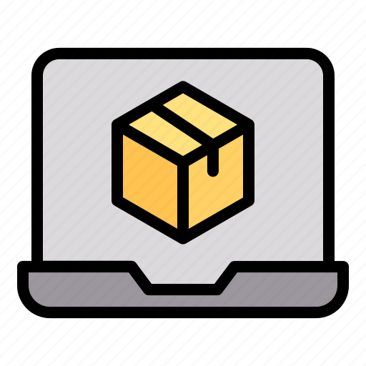 Laptop, delivery, shipping, tracking, logistic icon - Download on Iconfinder