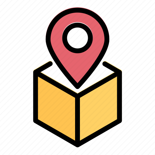 Location, box, delivery, package, logistic icon - Download on Iconfinder
