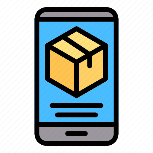 Phone, delivery, package, logistic, mobile icon - Download on Iconfinder