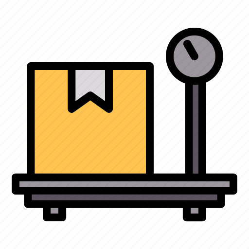 Scale, logistic, weight, package, delivery icon - Download on Iconfinder