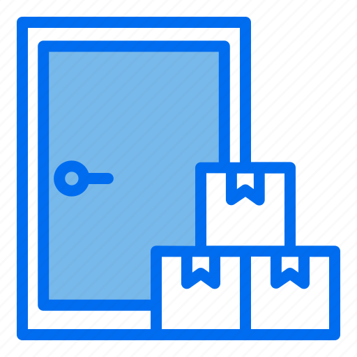 Door, shipping, doorstep, logistic, delivery icon - Download on Iconfinder