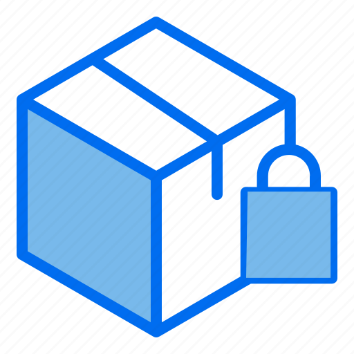 Package, padlock, secure, security, box icon - Download on Iconfinder