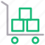 delivery, shipping, trolley 