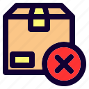 box, cancel, delivery, package, parcel, shipping