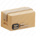 parcel, box 