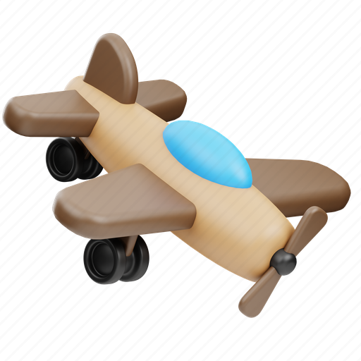 Airplane 3D illustration - Download on Iconfinder