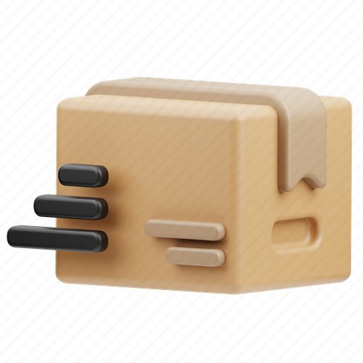Shiping, box, shipping, logistic, logistics, present, gift 3D illustration - Download on Iconfinder