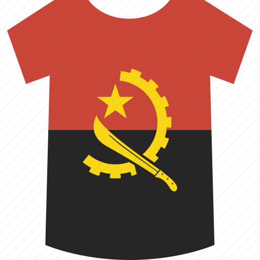 Angola, shirt icon - Download on Iconfinder on Iconfinder