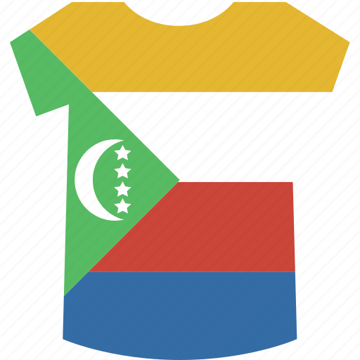 Comoros, shirt icon - Download on Iconfinder on Iconfinder