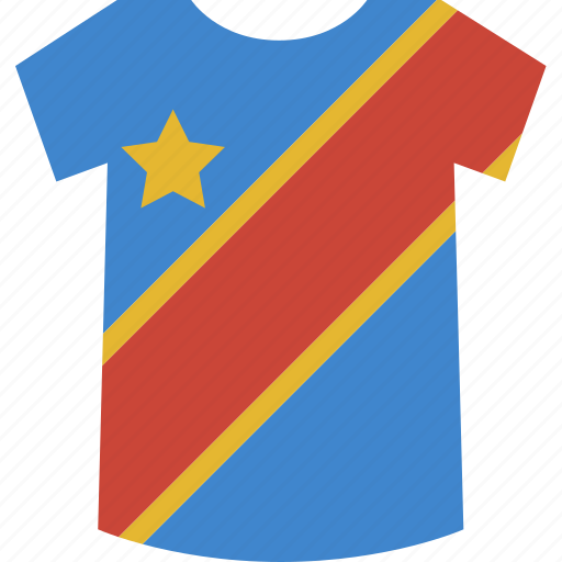 Congo, republic, shirt, democratic icon - Download on Iconfinder