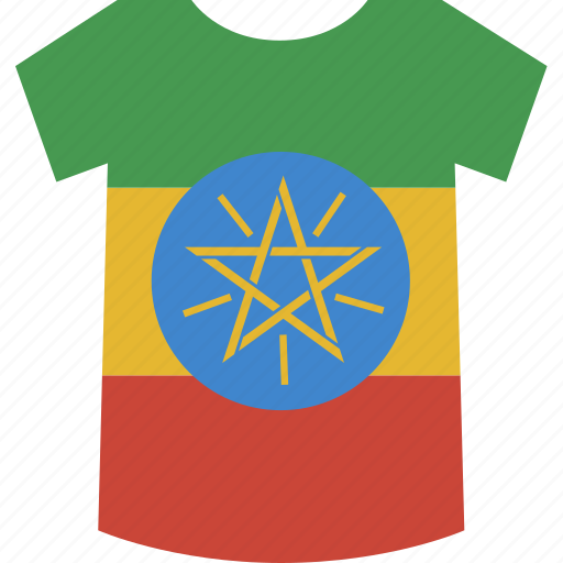 Ethiopia, shirt icon - Download on Iconfinder on Iconfinder