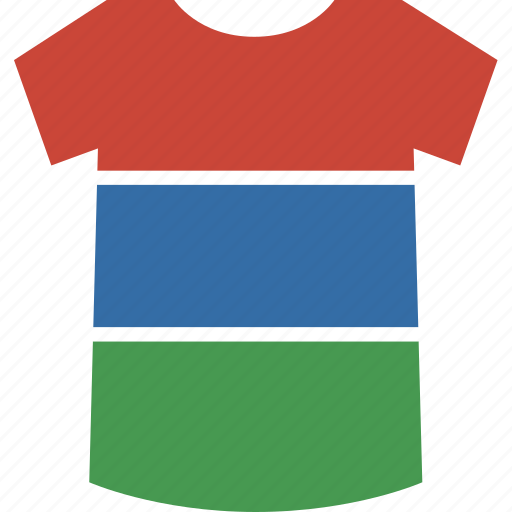 Gambia, shirt icon - Download on Iconfinder on Iconfinder
