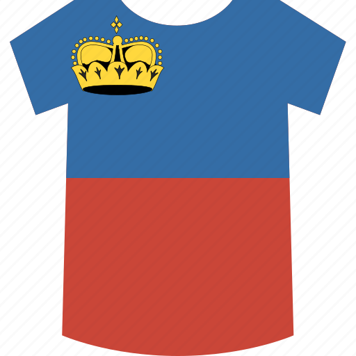 Liechtenstein, shirt icon - Download on Iconfinder