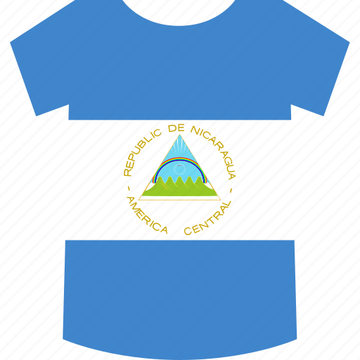 Nicaragua, shirt icon - Download on Iconfinder on Iconfinder