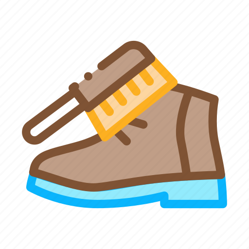 Brush, footwear, shoe icon - Download on Iconfinder