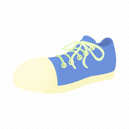 Blue, cartoon, fashion, male, shoe, sneaker, sport icon - Download on Iconfinder